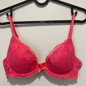 H&M Pink Lace Bra Women Size 34B